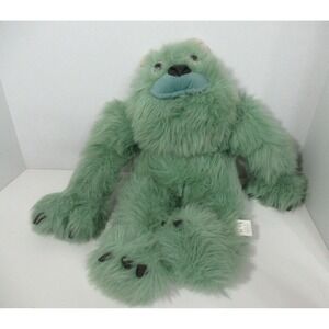 Toy Network plush blue green monster horns big eyes black nose‎ sully copycat